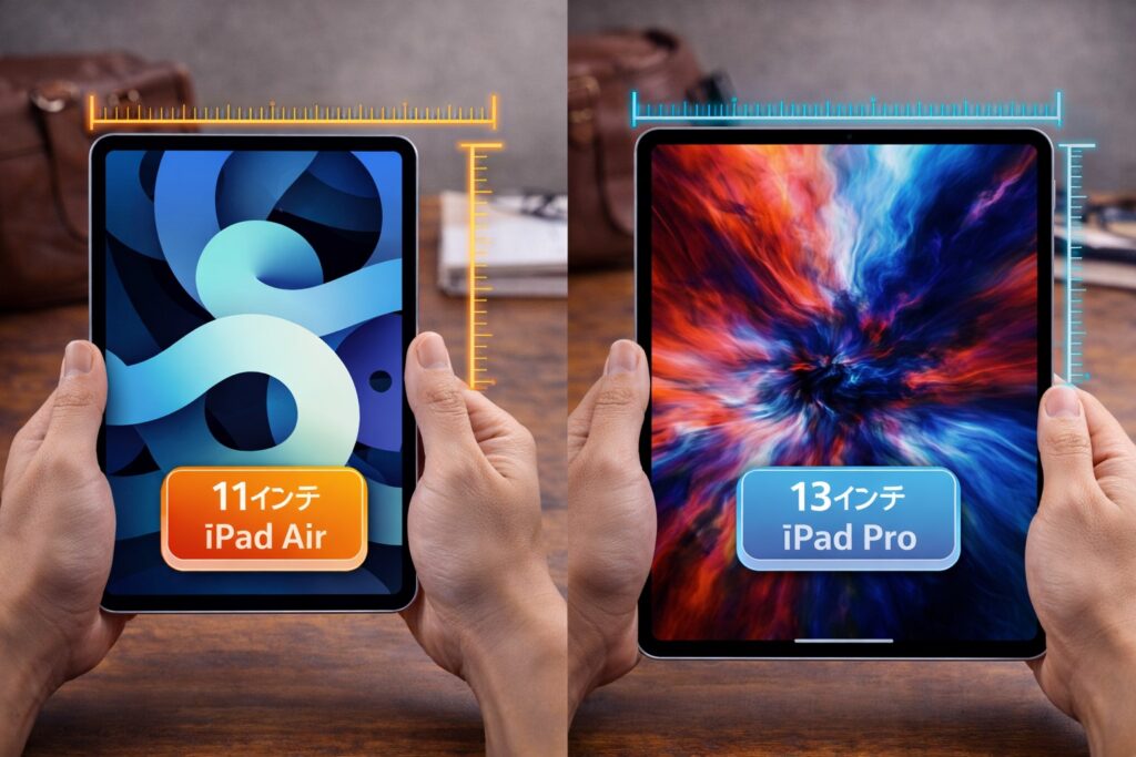 13インチと11インチのサイズ選びのポイント