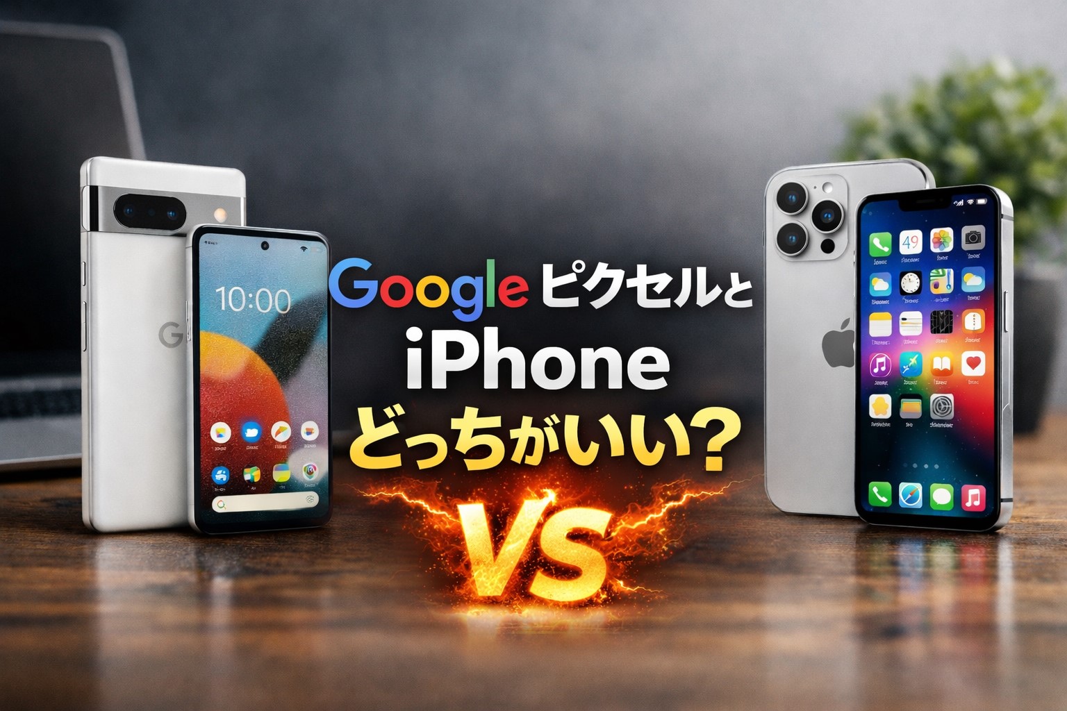 Google ピクセルとiPhone どっちがいい？