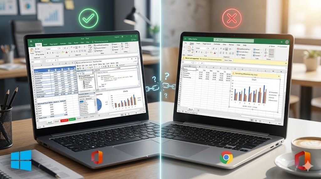 OfficeやExcelの互換性と機能制限