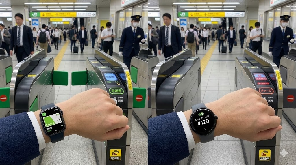 Suica定期券が使えるモデルの決定的な違い