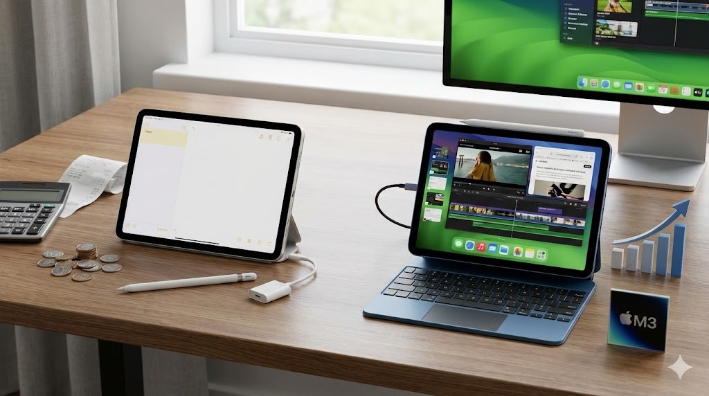 iPadとAir M3とのコスパ比較