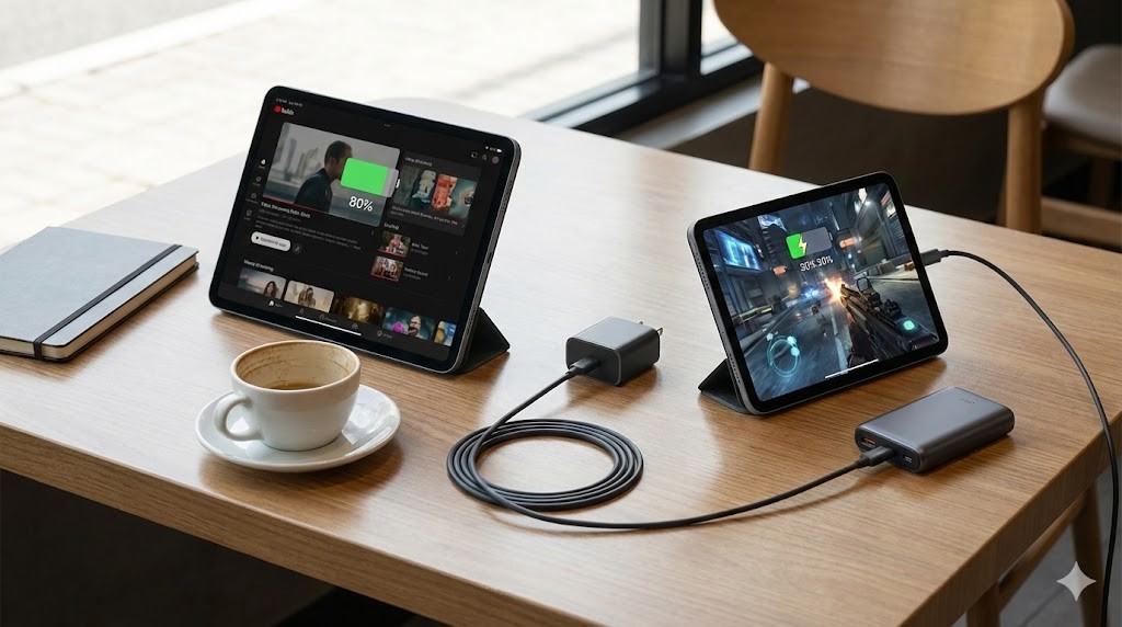 バッテリーの持続時間と充電速度