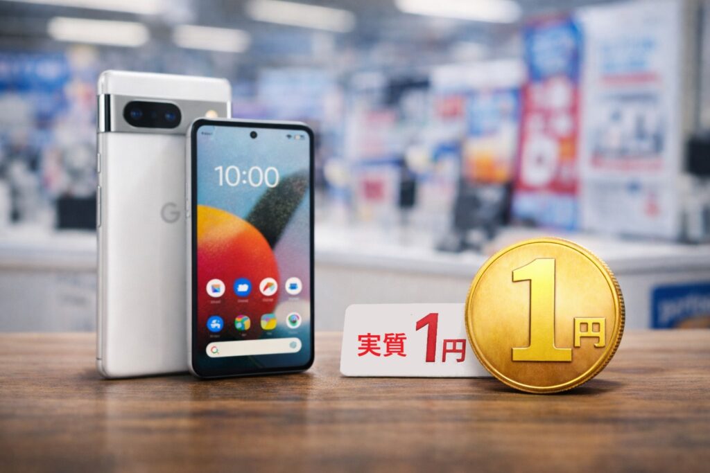実質1円で利用できるPixel10の販売戦略
