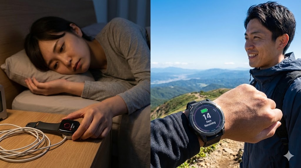 毎日充電したくない人向けのWatchはある？