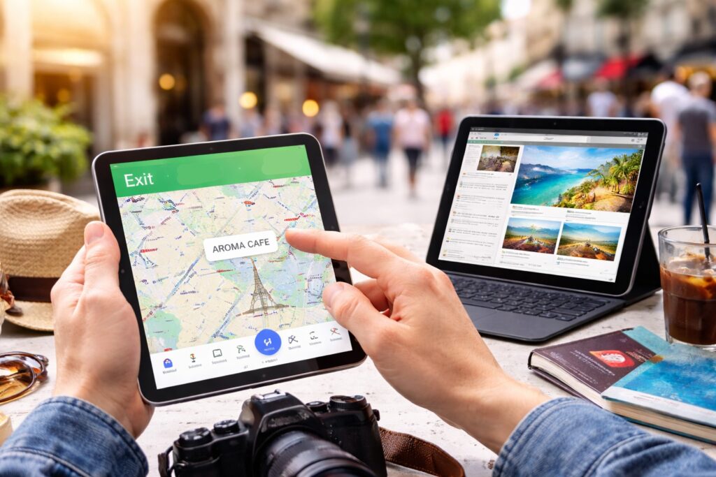 海外など旅行で使うには？