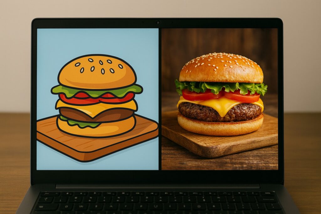 画像生成の画質や特徴の違い