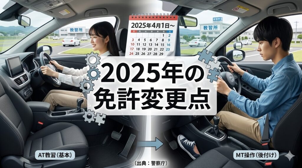 2025年の免許変更点