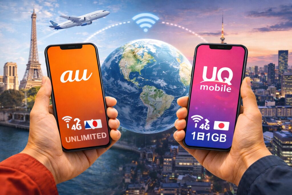 海外放題が使える国際ローミングの利便性比較